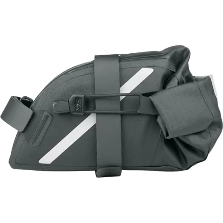 SKS Trail Saddle Bag, Satteltasche mit 2 l Volumen, wetterfest, Easyzip-Funktion, reflektierende Elemente, zwei Innenfächer aus Mesh