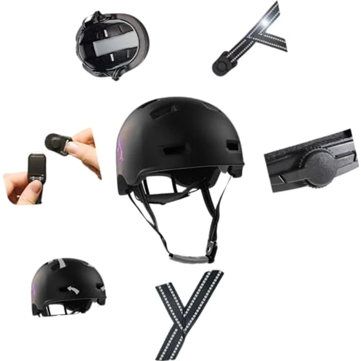 Crazy Safety Rampage Snake, Velohelm, (57 - 61 cm) mit optimalem Schutz, ergonomischer Bauweise und effektiver Belüftung – Bild 5
