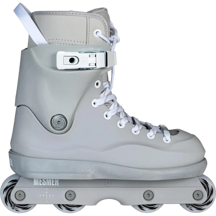 Usd Mesmer TS2, Inline Skates in Hellgrau mit überarbeitetem Gehäuse und PA-Sohleplatten, Größe 39