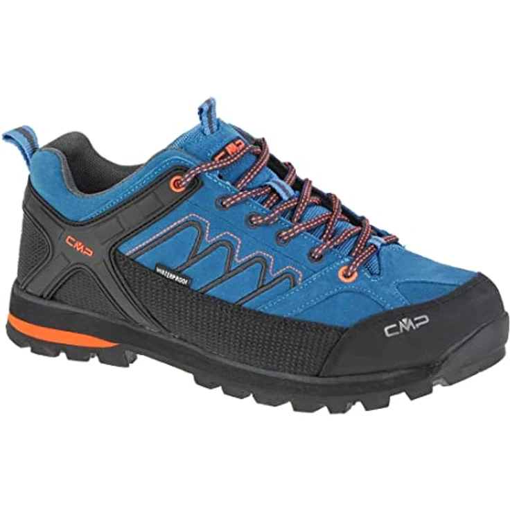 CMP Moon Low WP, robuster Wanderschuh mit wasserdichtem Design und Vibram-Sohle, Größe 44, deep lake-antracite – Bild 2