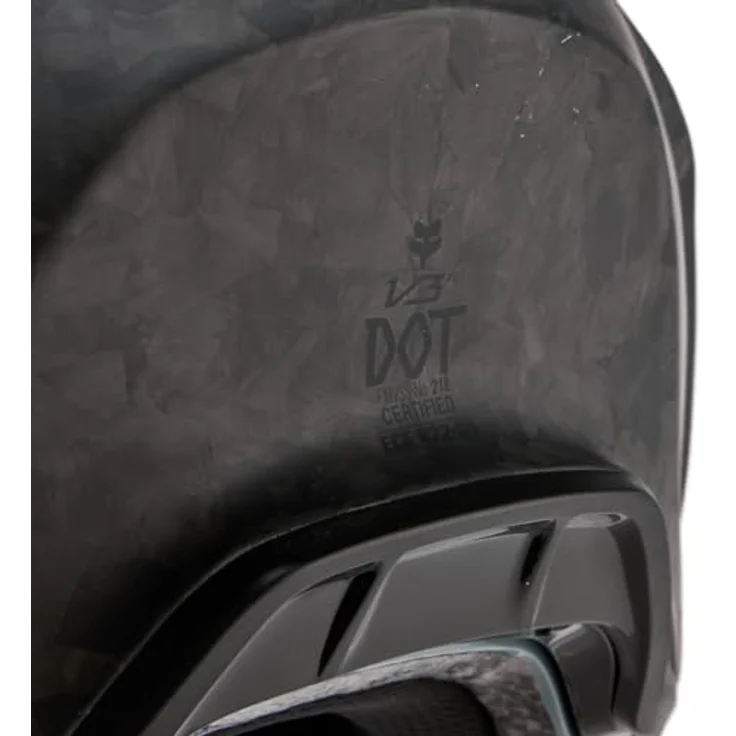 Fox Racing V3 RS Carbon Solid Helmet, MIPS-Karbonhelm mit Aufprallschutz, Matte Black, Größe M (57-58 cm) – Bild 9