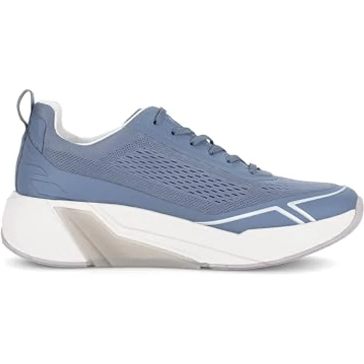 Gabor Rollingsoft Damen Halbschuhe, sportliche Sneaker in Blau, Weite G, 38,5, mit Wechselfußbett – Bild 4