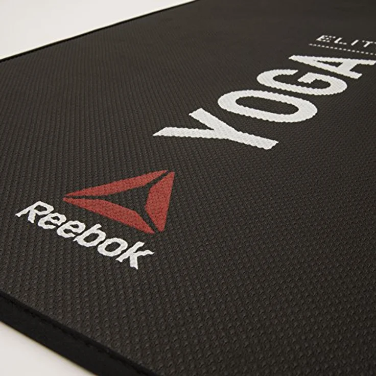 Reebok Unisex Elite Yogamatte, Schwarz, 5 mm EU – Bild 3