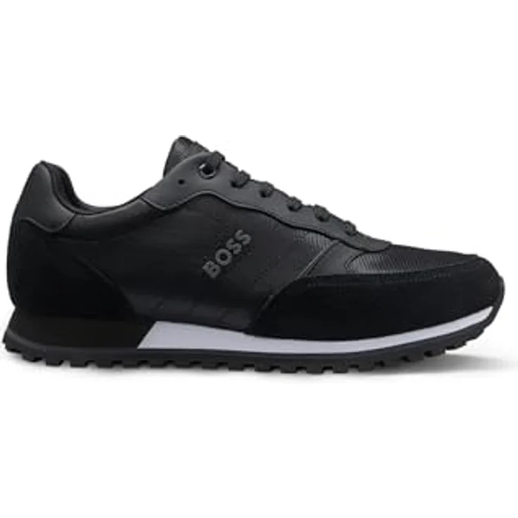 HOGOBOSS Parkour-L_Runn_ny_N 10240037 01, Laufschuhe aus Veloursleder mit profilierten Sohlen für guten Halt, Weite F – Bild 1