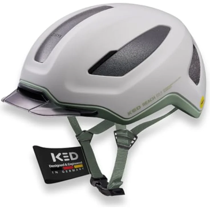 KED REACH DT1, Fahrradhelm mit MIPS Brain Protection und K-FIT 3D Anpassungssystem, grau – Bild 1