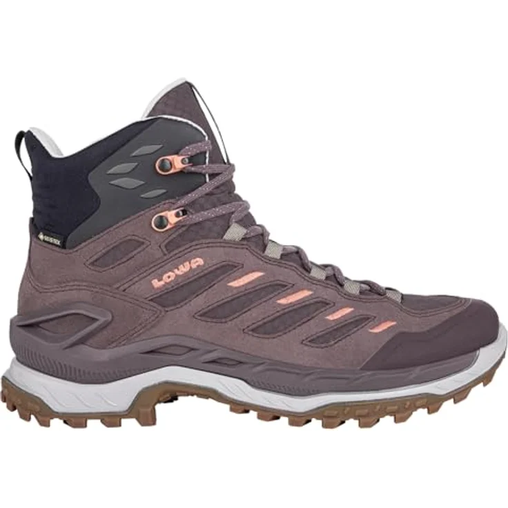LOWA INNOVO GTX MID Ws, Damen Wander- & Bergschuhe in Rosa, wasserdicht und atmungsaktiv mit GORE-TEX Membran, Größe 42 EU – Bild 1