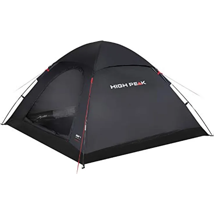 High Peak Kuppelzelt für 4 Personen Campingzelt Igluzelt 1500mm wasserdicht, Festivalzelt mit Wannenboden, grün