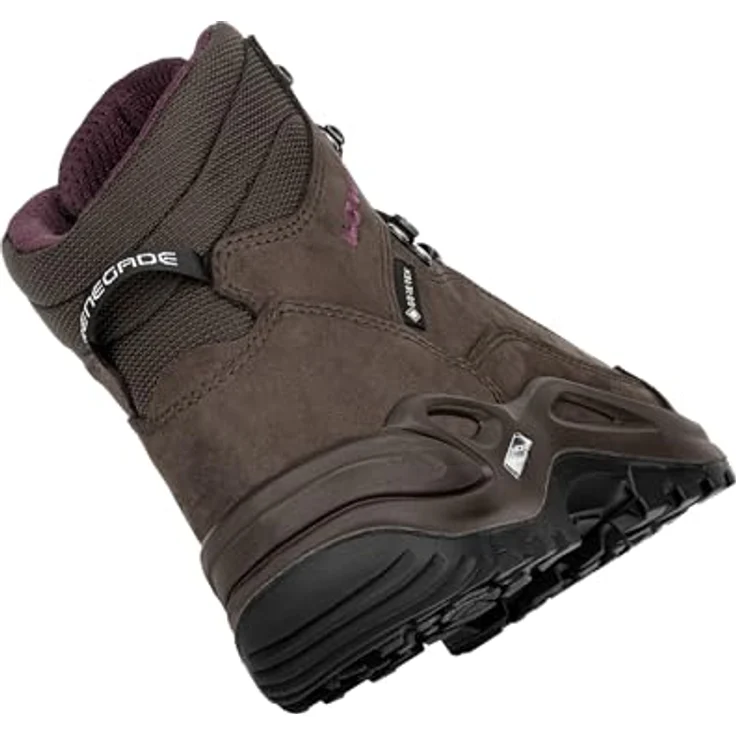 LOWA Renegade GTX Mid Ws, Wasserdichte Damen-Wanderschuhe mit optimaler Dämpfung, braun, Größe 39 – Bild 2