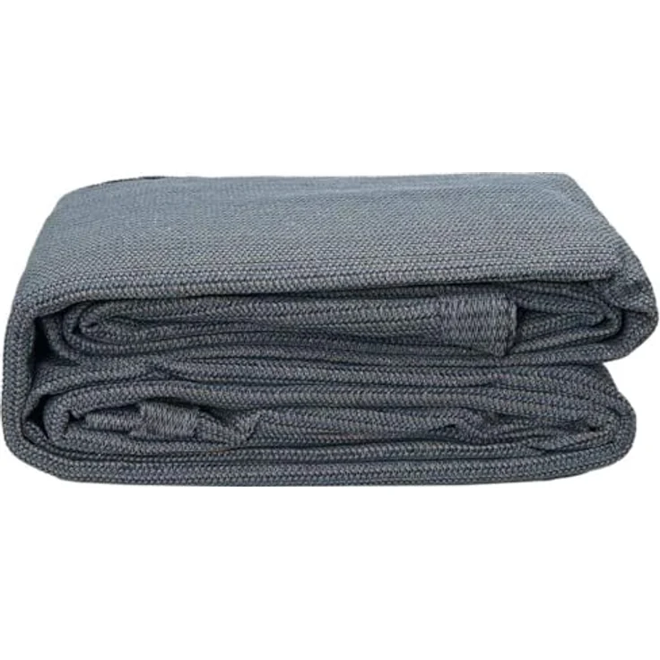 vidaXL Zelt Zubehör Blau-Grau, Wasserdichtes Polyester 250 x 600 cm, Tragbar und Vielseitig einsetzbar – Bild 4