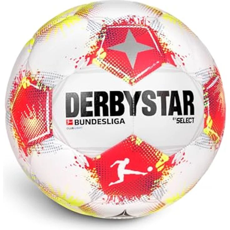 Derbystar Kinder Fussball Bundesliga Club Light v25 25/26, Jugend-Trainingsball, Dual Bonded, PU-Material, glänzend – Bild 1