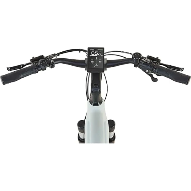 Prophete ENTDECKER 5.0 Herren Trekking E-Bike 28" – AEG 250W Mittelmotor, 220 km Reichweite, Deore 10-Gang, Hydraulische Scheibenbremsen, Grau/Schwarz – Bild 2