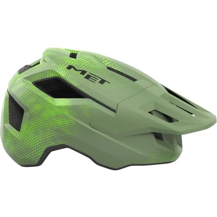 MET Helm SHELTER YOUTH MIPS, Velohelm für Kinder, Größe 52-56, grün-limette – Bild 5