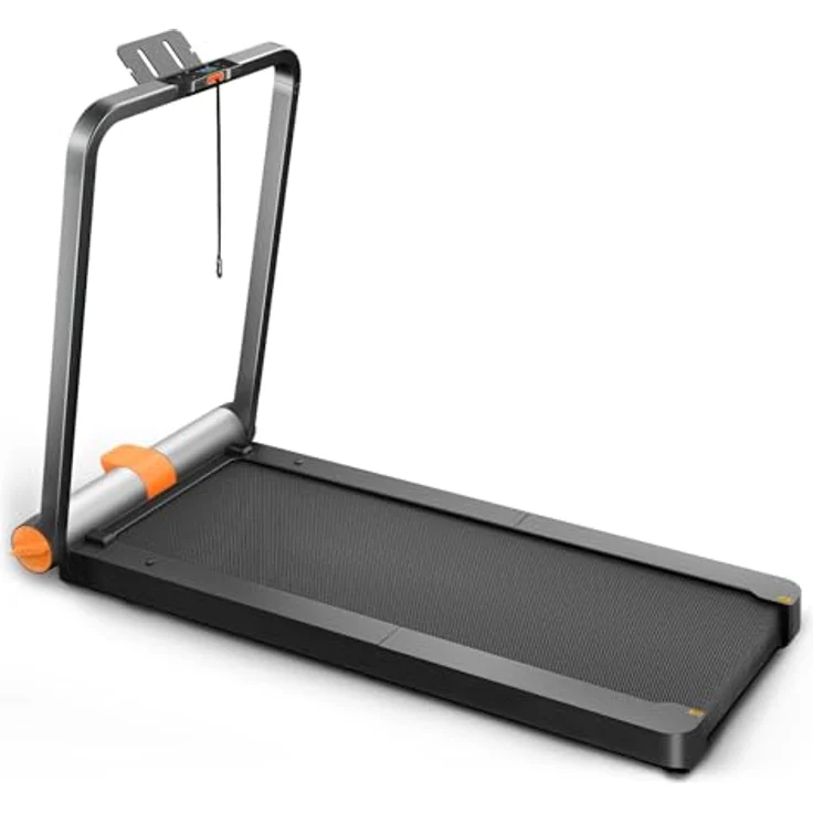 Walkingpad MC11 Laufband Klappbar für Zuhause, Große Lauffläche, Leises Walking Pad bis 12 km/h, Tragbar mit LED-Anzeige, APP und Tablet Ständer, Schwarz – Bild 1