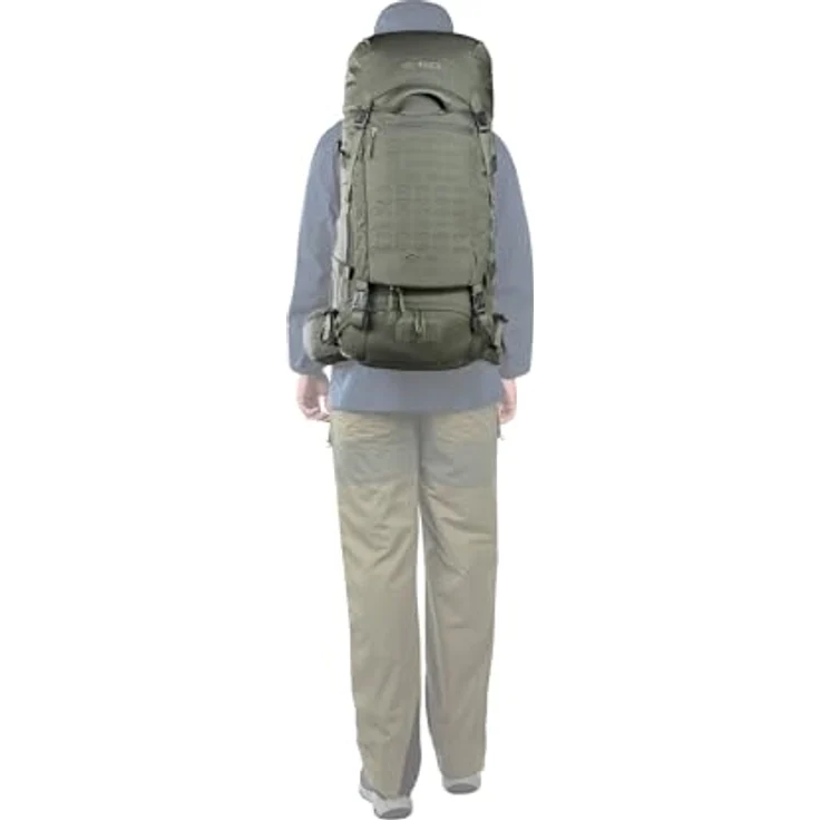 Tatonka Pyrox Trekkingrucksack, 65 cm, 100% Polyamid, braun, mit seitlichen Außentaschen – Bild 7