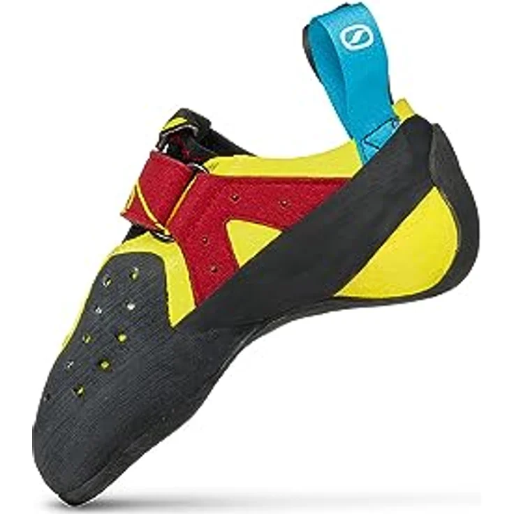 Scarpa Drago Kletterschuhe, Unisex, sensibler Kinderkletterschuh mit 3,5 mm Vibram® XS Grip 2, Gelb – Bild 4