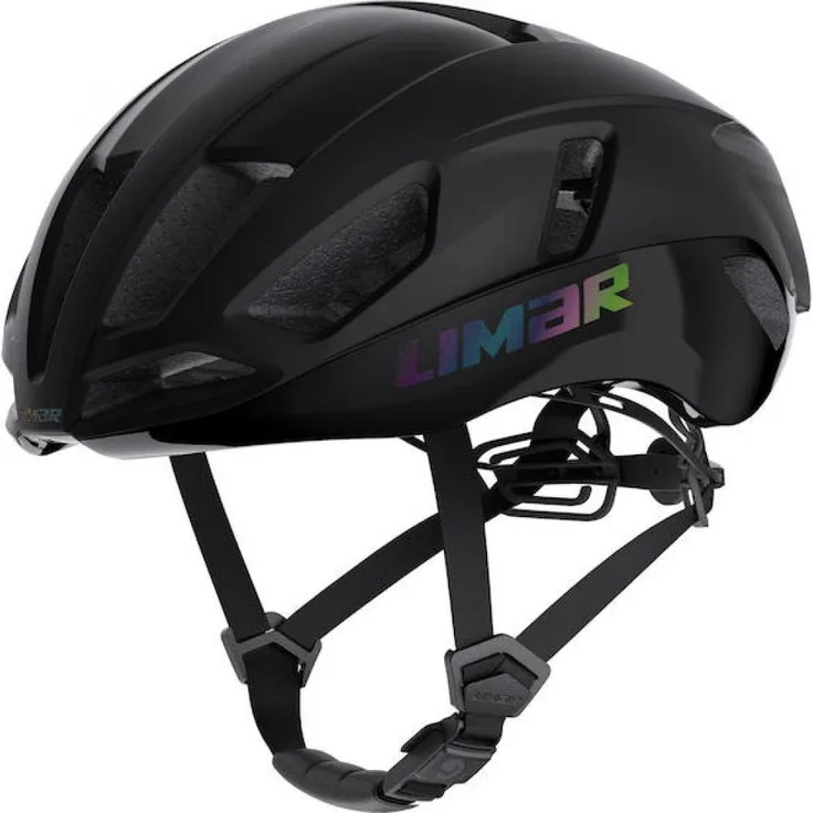 Limar Air Atlas, aerodynamischer Rennradhelm mit optimalem Luftstrom, Iridescent Matt Black M