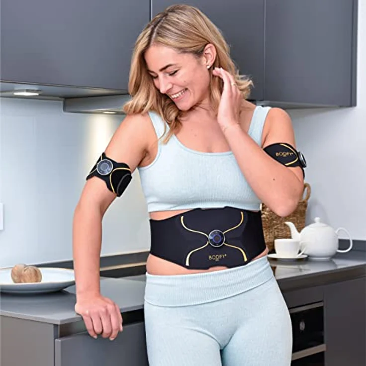 Bodify® 3in1 EMS Trainingsset Pro - Gezielte Stimulation der Muskulatur! - Ganzkörper Muskelaufbau - Stimulationsgerät Bauch Arm Bein Muskeln - Muskeltrainer für Männer und Frauen DAS ORIGINAL – Bild 3
