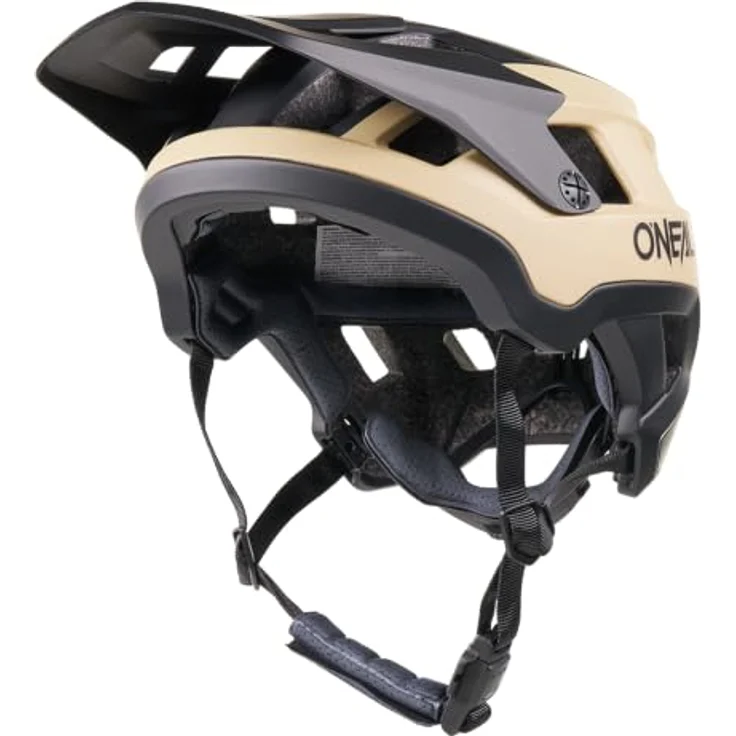 O'Neal Defender Helm, leichter All Mountain / Enduro Helm in Sand/Schwarz, L/XL mit Inmold-Technologie und Fidlock Magnet-Verschluss – Bild 1