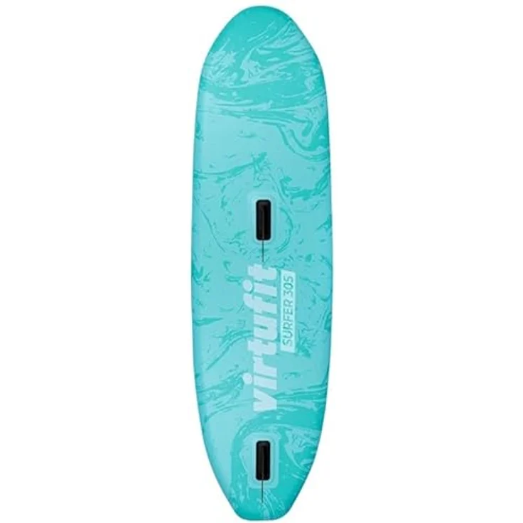 VirtuFit Surfer 305, Aufblasbares Stand Up Paddle Board in Türkis inkl. Windsurf-Set, 305 cm, 2 m² Segel, 180 kg Traglast – Bild 4
