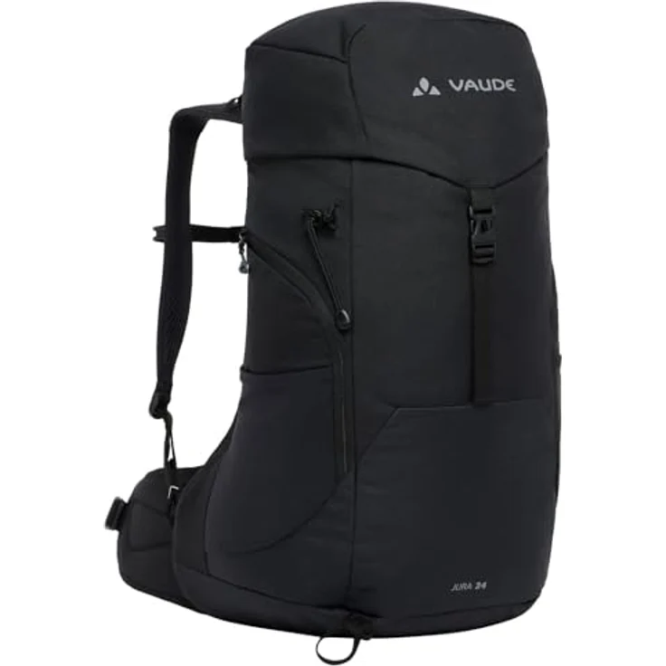 VAUDE Jura 24, Wanderrucksack 24L mit atmungsaktivem Netzrücken, Trinksystem-Fach und elastischen Außentaschen – ideal für Tageswanderungen – Bild 1