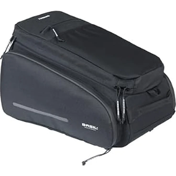 Basil Gepäckträgertasche Move MIK, wasserabweisend, erweiterbar, 10-26 Liter, schwarz – Bild 3