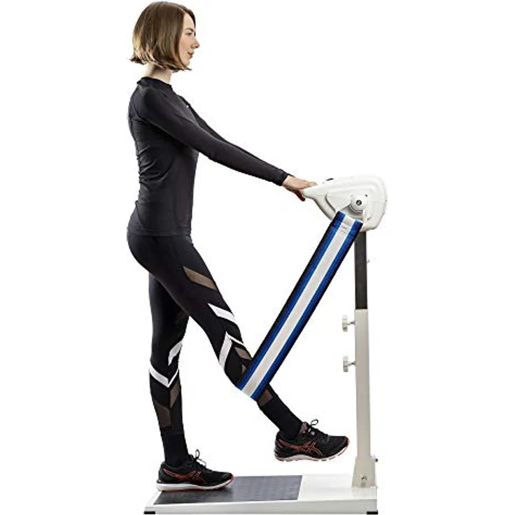 MASPO Bandmassagegerät MASPO Topfit 3000 PROFI Bandmassagegerät inkl. 3 Massagegurten, blau/weiß – Bild 10