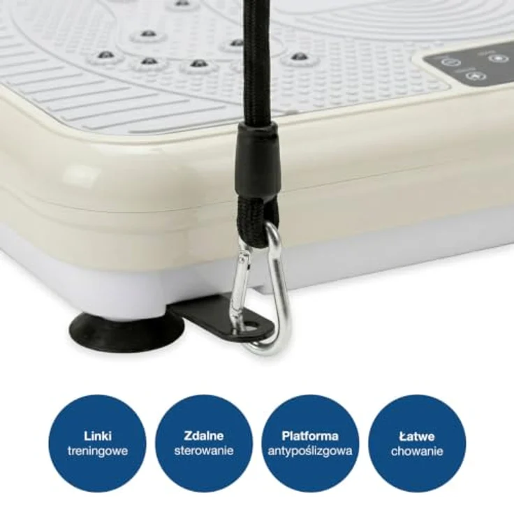 Medivon Oxya Fit Medivon MV-OXYAFIT, Vibrationsplattform für effektive Ganzkörper-Workouts, 99 Intensitätsstufen, inklusive Widerstandsbänder und Fernbedienung – Bild 8