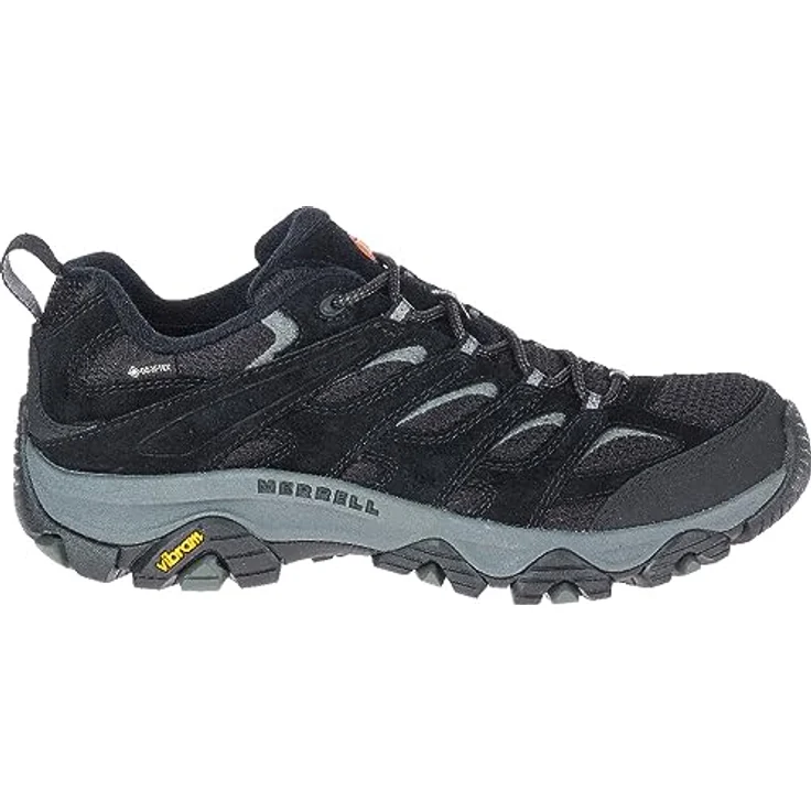 Merrell Moab 3 GTX, wasserdichter und atmungsaktiver Herren Wanderschuh aus recycelten Materialien, schwarz – Bild 2