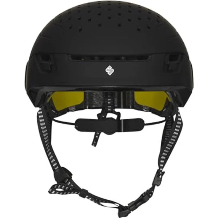 Sweet Protection Ascender MIPS Helmet, Skihelm mit hybrider Schalen-Technologie und Dual Density EPS, schwarz – Bild 2