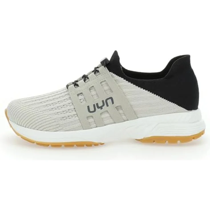 UYN Haru Sneaker Herren G461, ultraleichte Laufschuhe mit TREEON Innenschicht und U-CONTROL-Sohle, pearl grey/black, Größe 44 – Bild 1