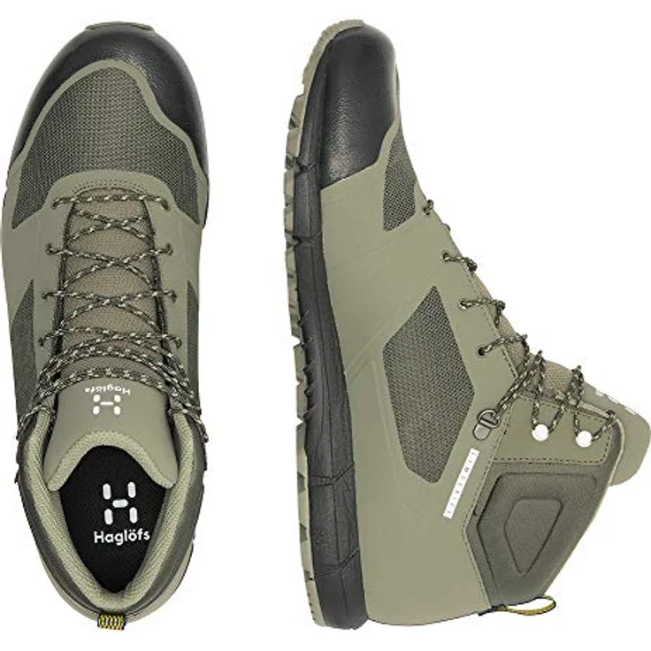 Haglöfs L.I.M Proof Mid Men Wanderschuhe, wasserfest, sage green/deep woods, Größe 9 – Bild 2