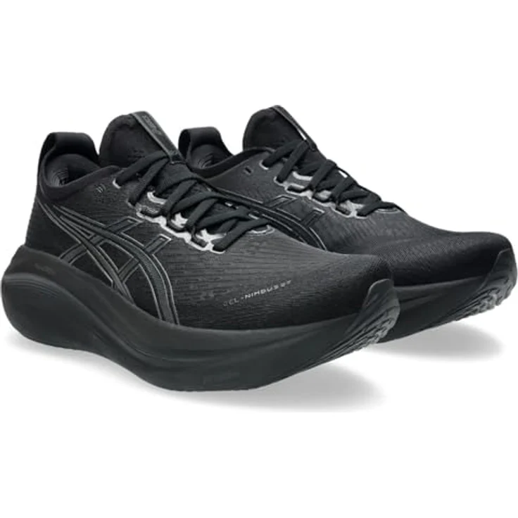 Asics Gel-Nimbus 27 Illusion, Laufschuhe mit FlyteFoam-Technologie und Gel-Dämpfung, grau – Bild 1