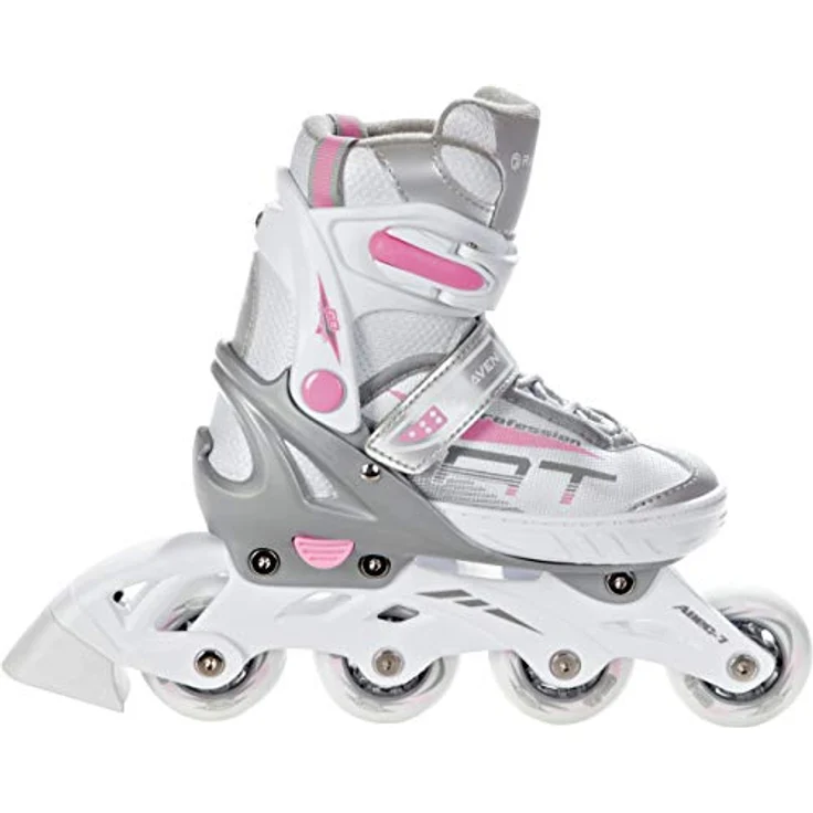 RAVEN Profession 2in1 Schlittschuhe/Inlineskates, verstellbar für Kinder und Erwachsene, White/Pink, Größe 35-39 (23cm-25,5cm), komfortabel mit Triple-Vent-System und sicherem Dreistufen-Verschlusssystem – Bild 2