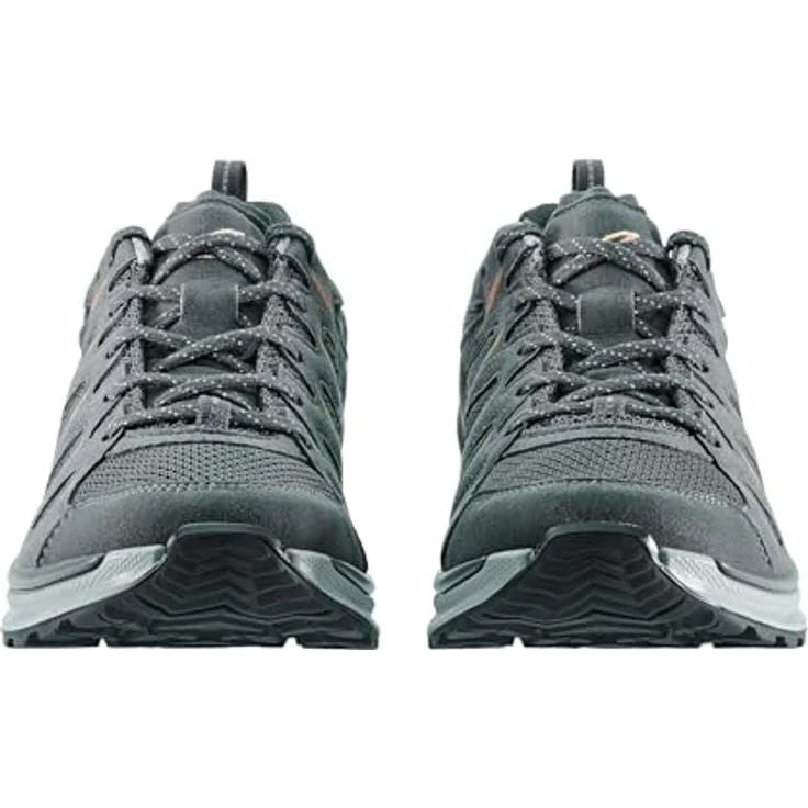 Lowa Innox Evo II Low, All-Terrain Wanderschuh aus Synthetik/Textil, atmungsaktiv, 860g, Farbe asphalt/lachs – Bild 3