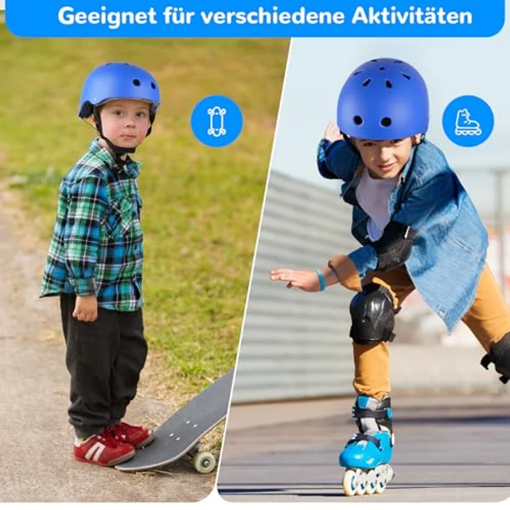 Tacklife PA-902 Kinder Fahrradhelm EN1078 CE-zertifiziert, Verstellbarer Kinnriemen, 3D DIY Aufkleber, Reflektoren, Unisex, Weiß/Rosa/Blau – Bild 7