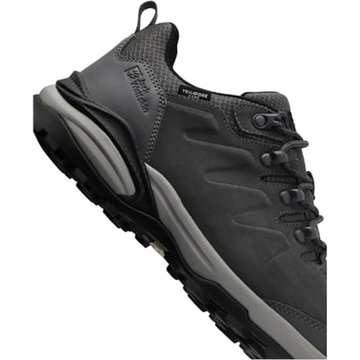Jack Wolfskin Refugion Low M Wanderschuh, Herren Schuhe in slate – Bild 5
