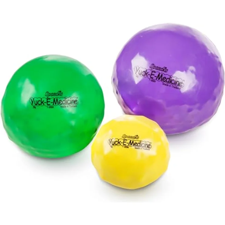 Sport-Thieme Spordas Medizinball Yuck-E-Medicine, zur Muskulaturkräftigung und Verbesserung von Koordination und Balance, schadstofffreies Gel mit Polymer-Kugeln – Bild 3