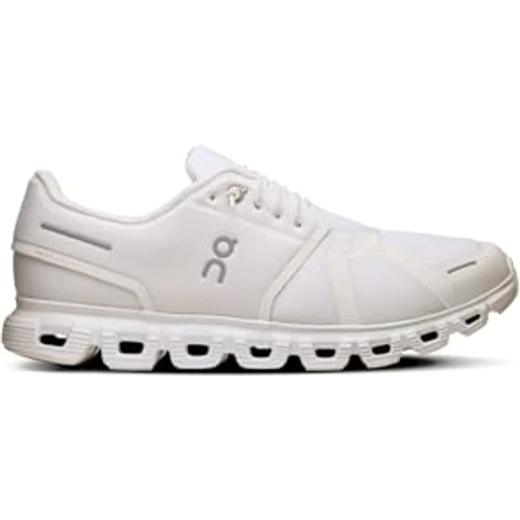 ON Running Cloud 6, Herren Sneakers, Laufschuhe mit CloudTec®-Dämpfung, minimalistisches Design in Weiß, Größe EU 44 US 10 – Bild 4