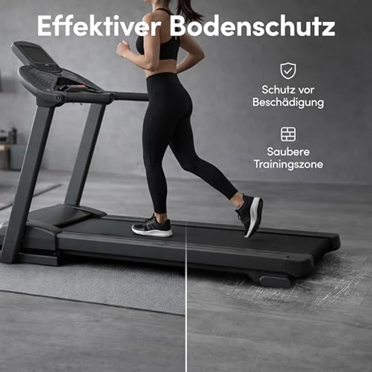 NEOLYMP Yogamatte XXL 213x152 cm, rutschfeste Fitnessmatte mit 8mm Dämpfung, schwarz – Bild 4