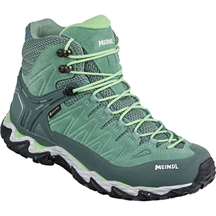 Meindl Lite Hike Lady GTX, Damen Wanderschuhe mit Gummigürtel, grün, Größe 40, griffige Multigrip® G4 Sohle – Bild 2