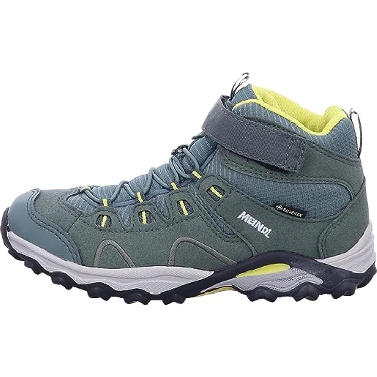 Meindl Lucca Junior Mid GTX Wanderstiefel für Kinder, wasser- und winddicht, schilf/gelb, Größe 36 – Bild 2