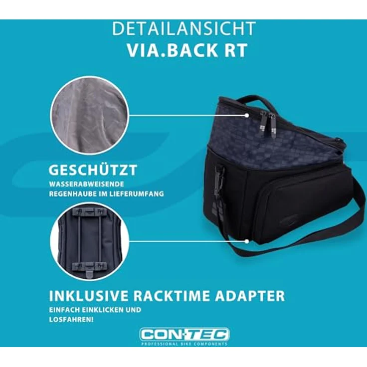 CONTEC, Gepäckträgertasche Via. Back RT – Bild 5