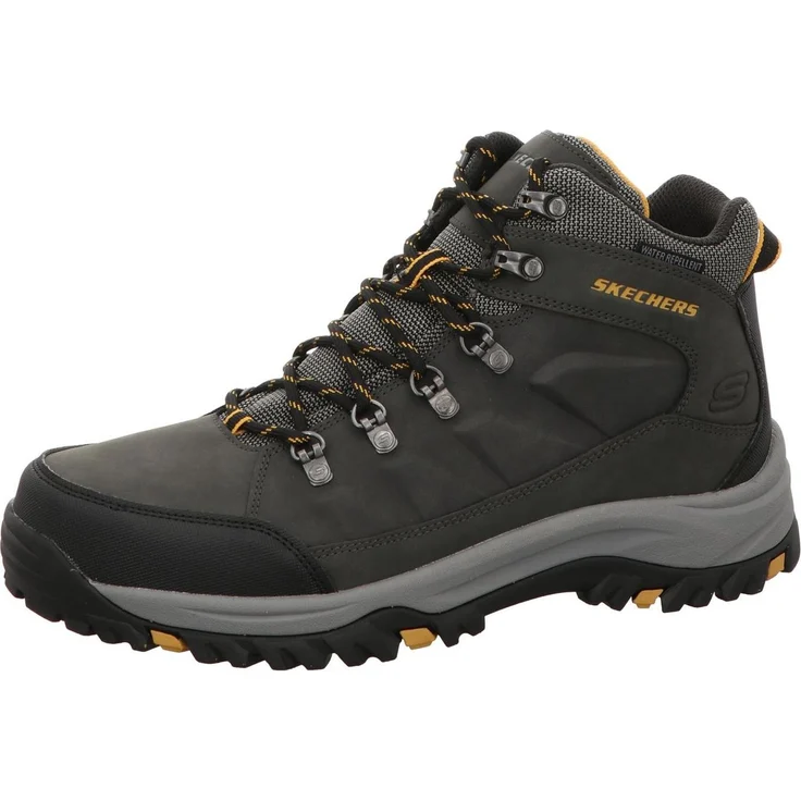 Skechers Relment-Dagget, Herren Wanderschuhe mit robuster Konstruktion, Obermaterial aus Synthetik, gute Traktion, grau, Größe 47 – Bild 1