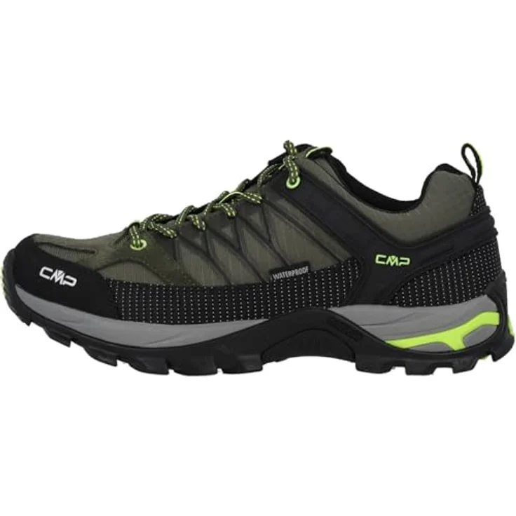 CMP Rigel Low, Wanderschuh für Herren, wasserdicht, grüner Trekking Schuh mit rutschfester Sohle – Bild 2