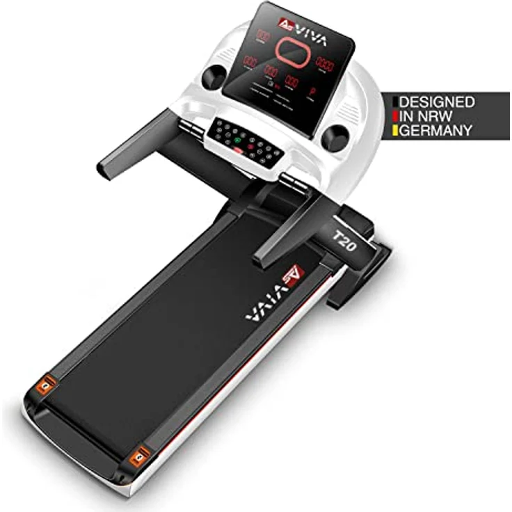 AsVIVA T20 Cardio Pro Runner | Hochwertiges Laufband mit integriertem Lautsprecher | Steigung bis 15% | 8-Zonen Dämpfungstechnologie | Fitness-Computer | Max. Gewichtsbelastung 150 kg – Bild 1