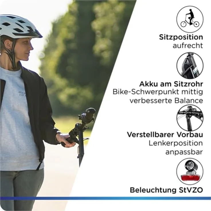 ZÜNDAPP X100 E Bike 20 Zoll Klapprad für Damen und Herren 150-190 cm Bosch Ebike Mittelmotor mit 9 Gang Nabenschaltung Elektro Fahrrad 400 Wh Akku Faltrad (45 cm, schwarz/türkis) - Preisvergleich – Bild 5
