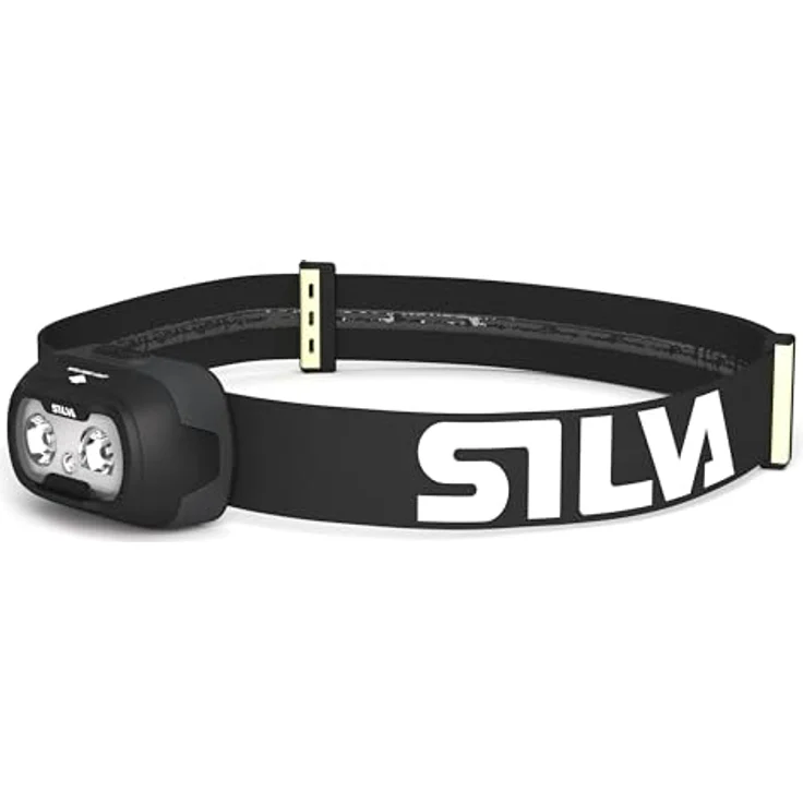 Silva Seek 450, Wiederaufladbare LED Stirnlampe mit 450 Lumen, 3 Helligkeitsstufen, Weiß & Rotlicht, Wasserfest, 70 g, für Outdoor & Laufen – Bild 1