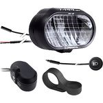 SUPER NOVA M99 Mini PRO E-Bike-Scheinwerfer, 1500 Lumen Fernlicht, 450 Lumen Abblendlicht, eloxiertes Aluminium, schwarz