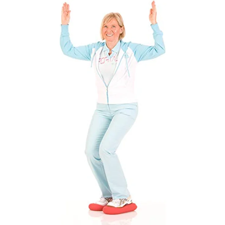 TOGU Balance Pad Senso Venentrainer - Geringe Höhe für Trittsicherheit & Stabilität, individuell belüftbar, zusammenklappbar, blau – Bild 3