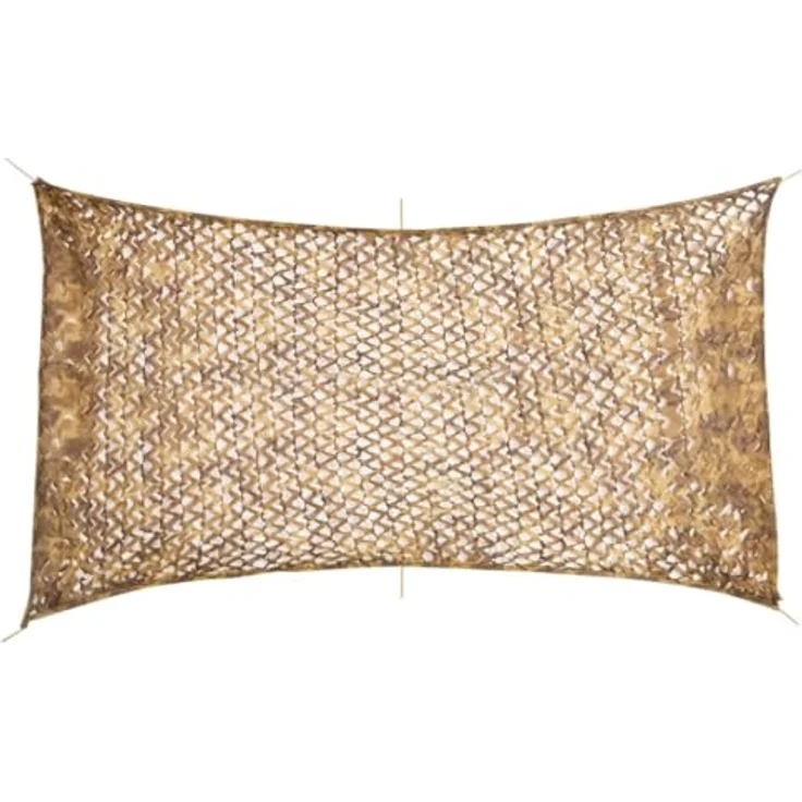 vidaXL Tarnnetz 506x279 cm, Sandfarbe, leichtes und wasserabweisendes Oxford-Gewebe mit Aufbewahrungstasche – Bild 1